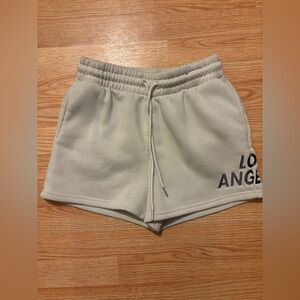 Sugarlips Cream Textured Shorts